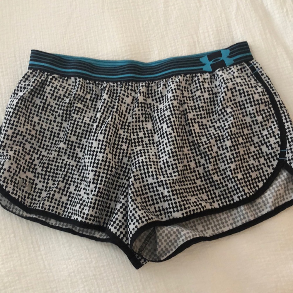 Under Armor Black and White Shorts